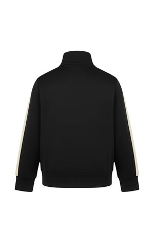 felpa con zip nera PALM ANGELS KIDS | PBBD002S26FAB001110